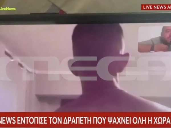 Τον ψάχνει όλη η Αστυνομία και τον βρήκε ο Ευαγγελάτος: Ο δραπέτης της Κασσάνδρας βγήκε στην τηλεόραση (vid)